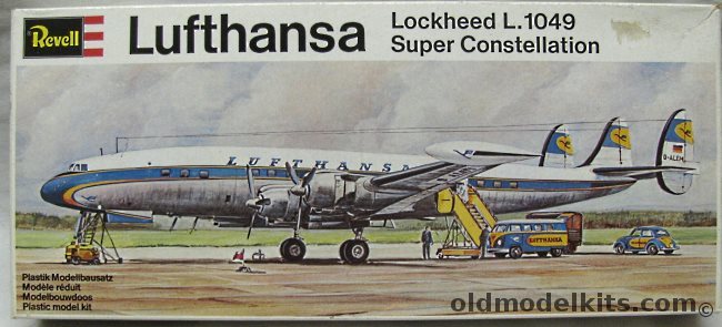 Revell 1/128 Lockheed 1049 Super Constellation - Lufthansa Airlines, H158 plastic model kit